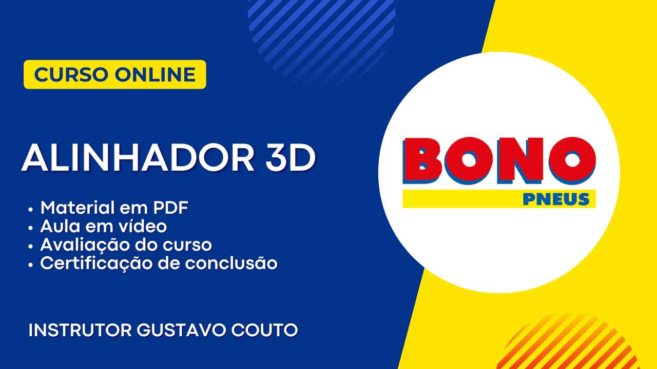 Curso de Operação de Alinhador 3D Potente Brasil | Instrutor Gustavo Couto