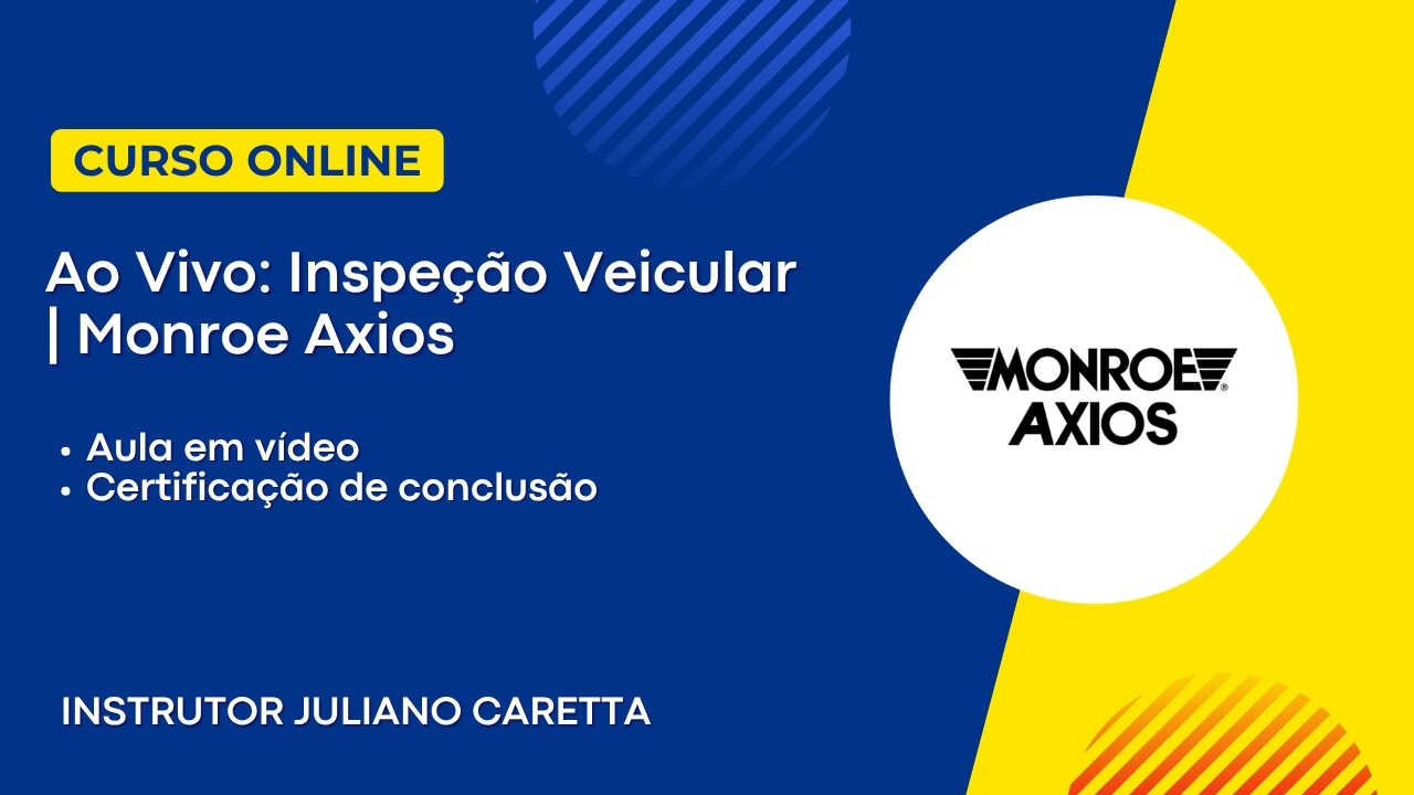 Ao Vivo: Inspeção Veicular | Monroe Axios | Juliano Caretta