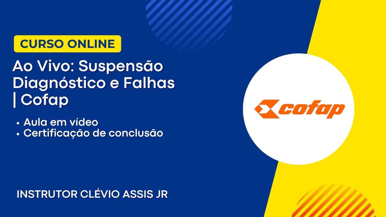 Ao Vivo: Suspensão – Diagnóstico e Falhas | Cofap | Clévio Assis Jr